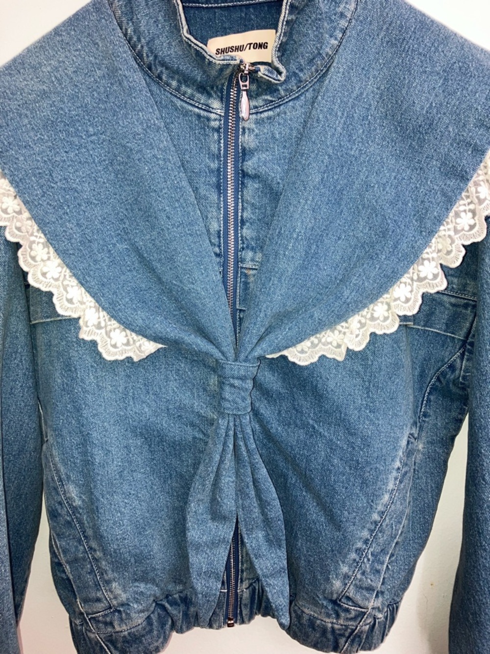 Shushu/Tong rare Sailor Jacket in denim - Picture 6 of 8